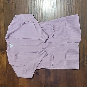 Old Navy Cardigan Sweater, light purple, size medium